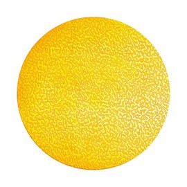 Durable Self-Adhesive Floor Marking Dot Footprint Shape - Dot Footprint Decal Vinyl Stickers - 3.94"L x 3.94"W Yellow Dot Footprint - Pack of 10