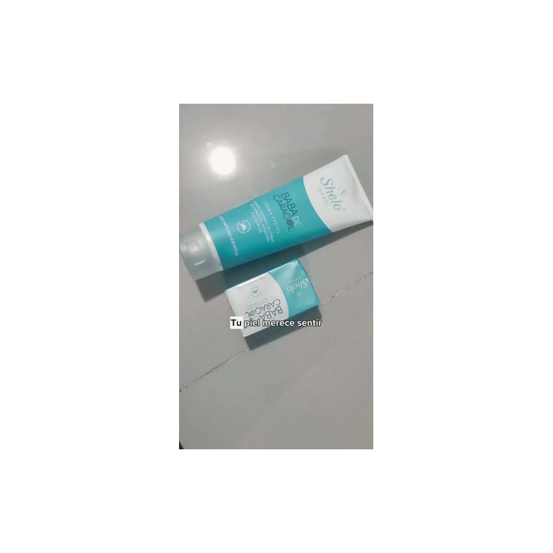 2 Pack Crema Facial Jabón Baba Caracol Sheló Nabel