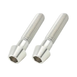 POSH 900840-T2 Motorcycle Supplies, Tapered Cap Bolts, Stainless Steel, 2 Pieces