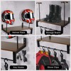 Butifooy Motorcycle Helmet Holder Wall Mount, Double Helmet Wall Mount