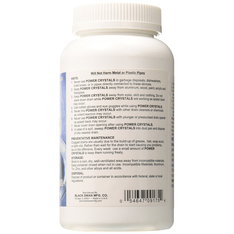 Black Swan 09175 Power Crystals Drain Opener, 16 oz -