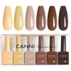 CANNI CANNI 6 Colors 9 ML Hema-Free Dark Brown Gel