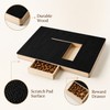 Dog Nail Scratch Board for Easy Trimming – Wooden Treat-Drawer