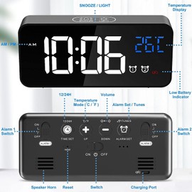 Digital Alarm Clock – Digital Alarm Clock – Smart Alarm Clock – Digital Clock – Table Clock – Table Clock – Table Clock – Alarm Clock – Desktop Clock