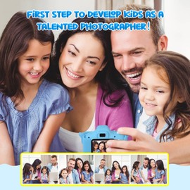 Children's Camera, 2.0 Inch Display Digital Camera Children, Gifts for 3 4 5 6 8 7 9 10 11 Years Boys and Girls, 1080P HD Anti-Drop Camera Children for Birthday Gift Christmas Toy