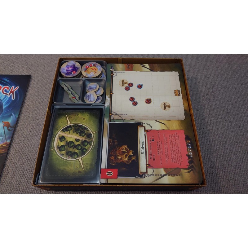Tabletop Terrain Assault on Doomrock Ultimate Edition Board Game Insert