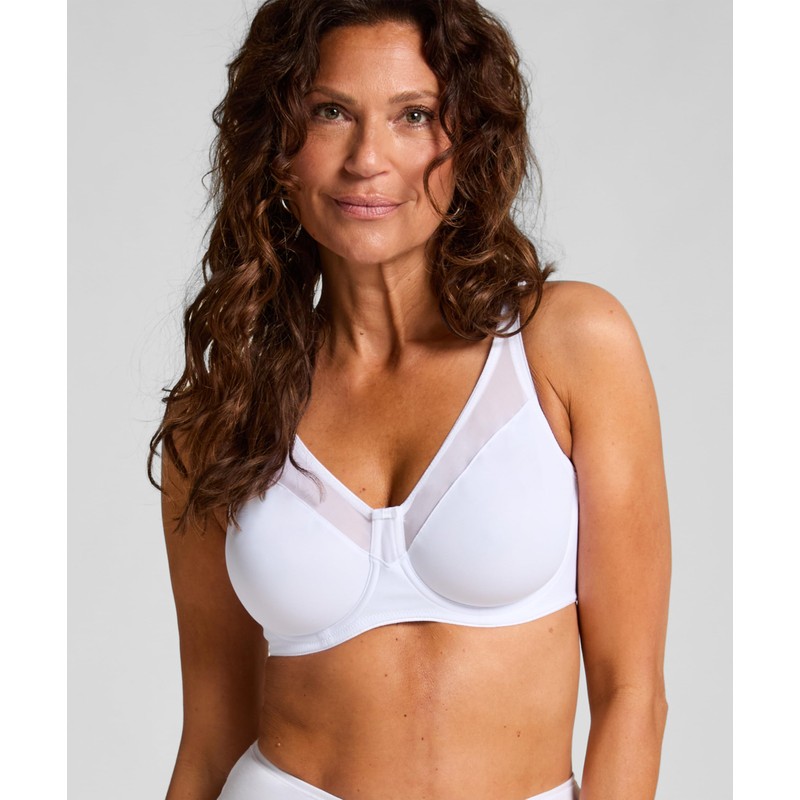 Hunkemöller Nina Unpadded Minimiser Underwired Bra, snow white, 80F