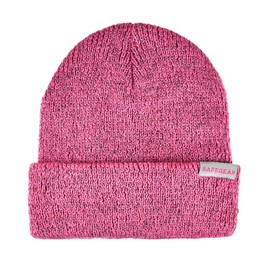 J. J. Keller & Associates, Inc. Reflective Knit Hat, Safety Beanie, Winter Hat, Pink, SAFEGEAR