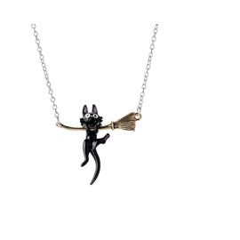 Ivy & Clover Japanese Anime Cosplay Necklace Collection (Jiji the Cat Pendant)