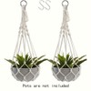 WeedGuard Outdoor Plant Hanger Macrame – Handcrafted Bohemian Holder with