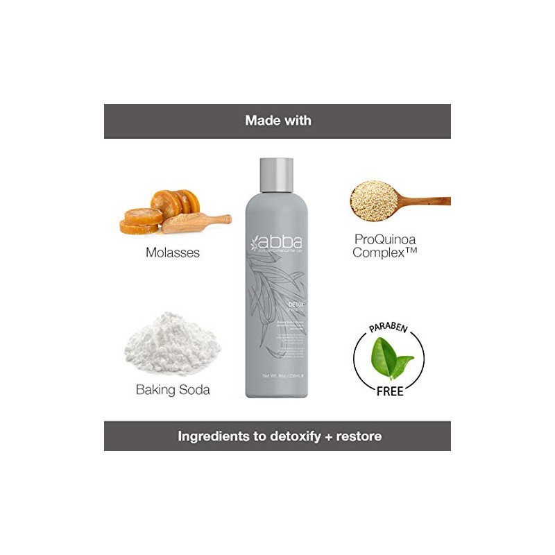 ABBA - Champú Detox, Multicolor, 249 ml