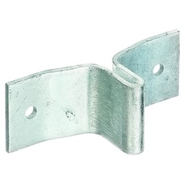 Alberts 211554 Tab for Fence Posts Made of T-Profile | Hot-Dip Galvanised | 114 x 40 mm
