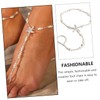 SHOWERORO Anklet Elastic Foot Chain Set Design Wedding Anklets Decorative