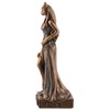 VOGLER Joh. Vogler GmbH Egyptian Goddess Bastet, Miniature, Bronze/Coloured by