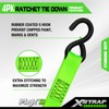 XSTRAP STANDARD Ratchet Tie Down Straps 4Pk 15Ft 1500Lb Break