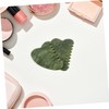 Gatuida 2pcs Natural Jade Scalp Massage Comb Multi Functional Facial