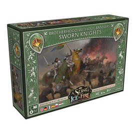 CMON, A Song of Ice & Fire - Brotherhood Sworn Knights (Knights of the Brotherhood without Banner), Expansion, Tabletop, 2 Players, Ages 14+, 45-60 Minutes, German