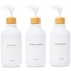MaisoNovo Refillable Shampoo and Conditioner Bottles | 16.9 fl oz