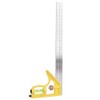 ANKROYU Combination Square, Stainless Steel Combination Angle Ruler, Adjustable Portable