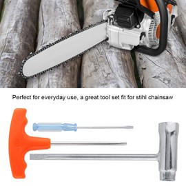 Chainsaw Accessories Pratical Sleeve Socket Screwdriver Wrench Tool Set Fits for stihl Chainsaw