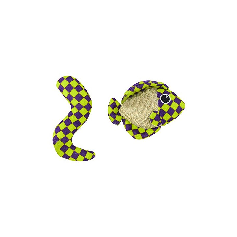 Fancy Pets Catch Juguete Pez y Serpiente para Gato