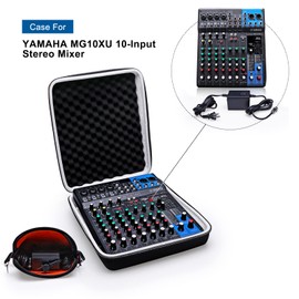 XANAD Hard Case for Yamaha Mg10Xu 10-Input Stereo Mixer