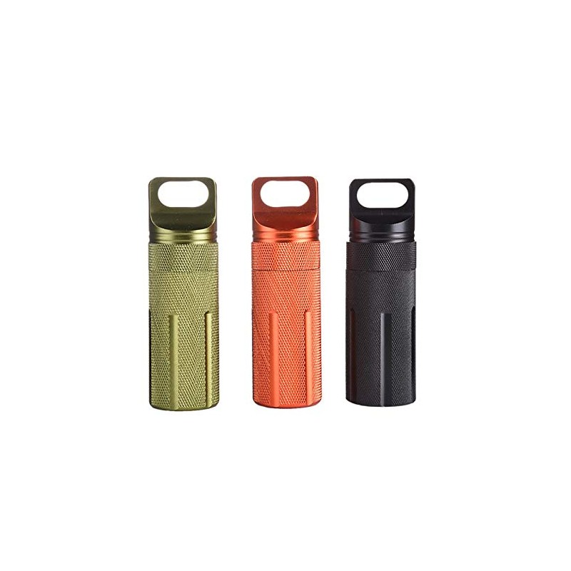 EDC Survival Container Capsule Waterproof Pill Case Waterproof Pill Holder