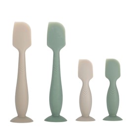 Baby Diaper Cream Spatula Applicator, 4 Pack Butt Spatula Diaper Rash Cream Applicator for Butt Paste Diaper Cream, Newborn Baby Essentials, 2 Large and 2 Mini Sizes