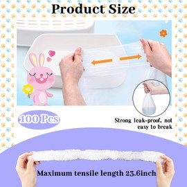 BNOSDM 100 PCS Rabbit Cage Liners Disposable Guinea Pig Cage Liner Hamster Tray Liner Plastic Small Animals Bedding Waste & Litter Pan Bag Universal Toilet Film for Bunny Hedgehog Ferret Rat