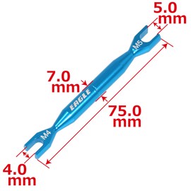 [EAGLE RACING] SP Dual Turnbuckle Wrench (0.2 inch (4 mm/5 mm) [#3723U2] [Eagle Model], LBL