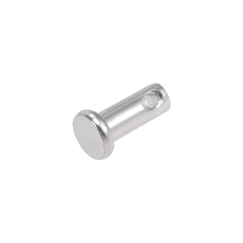 sourcing map 10x Hinge Pin Fork Bolts Single Hole 304