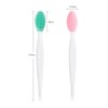 2 Pcs Lip Brush Tool,Double-Sided Silicone Exfoliating Lip Brush for