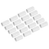 sourcing map PVC Pipe Connector Straight 20 mm Connectors for