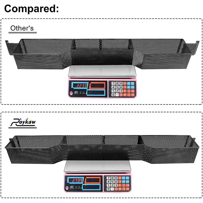 Roykaw Golf Cart Front Inner Basket Dash Storage/Tray Organizer Rack