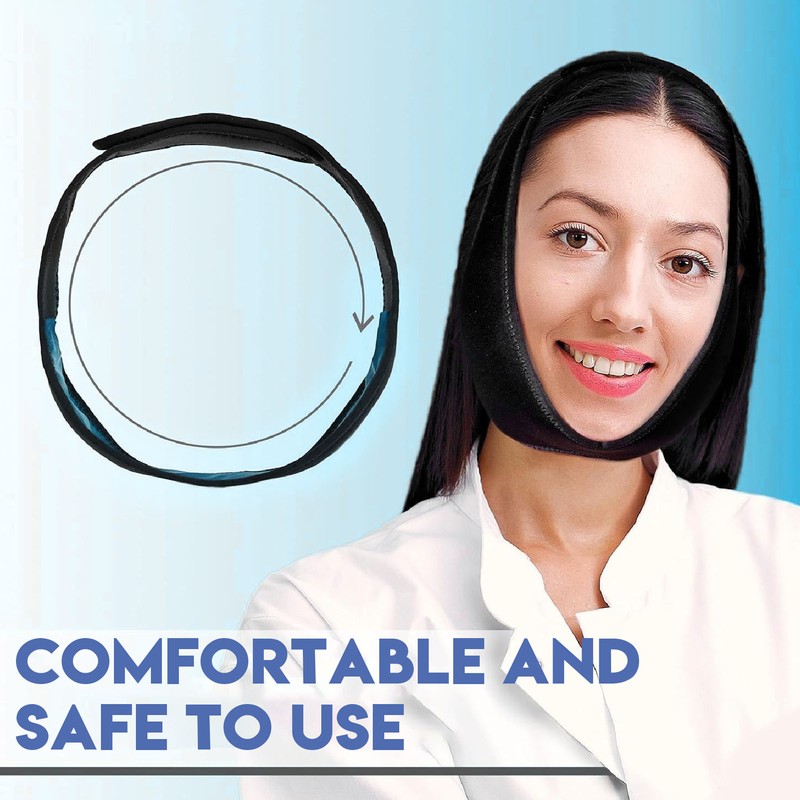 Ice Pack Face Wrap Migraine Relief Reusable Cold Compress Teeth