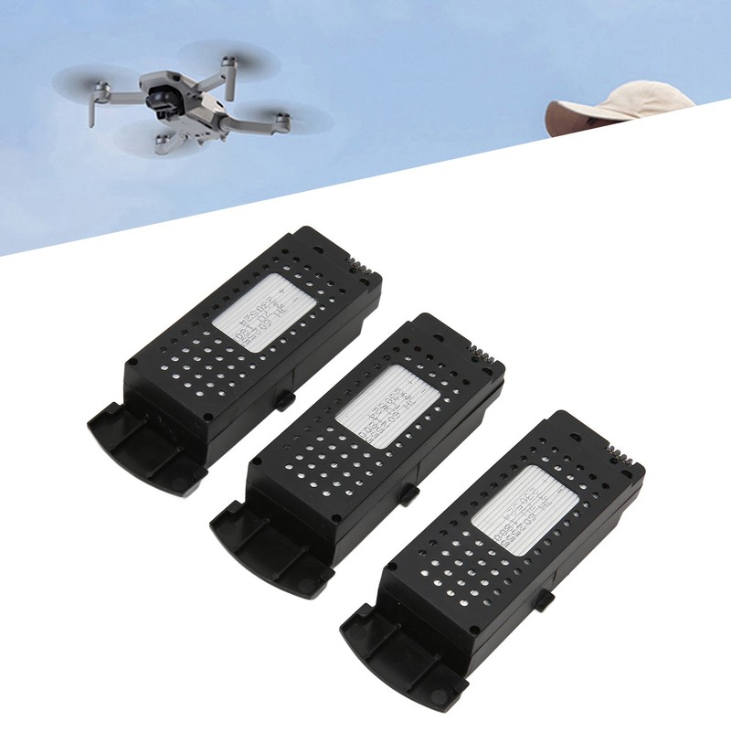 3pcs 3.7V 1800mAh Remote Control UAV Lithium Battery High Capacity
