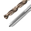 sourcing map Tap and Drill Bit Set, 2pcs 1/4-28 UNF