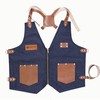 FLAMIA & JABZ Vest Style Apron for professional barber, hairdresser