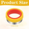 4 Inch Round Cookie Cutter with Plastic Top Protection, Large