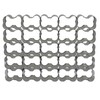 Zorfeter 25 Cavity Dog Bone Cracker Cutter, Non-stick Cookie Cutter