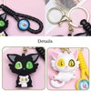 HiFen Black Cat Keychain - Cute Car Keychains for Women