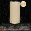 7LinRay 6" x 12" Extra Large Waterproof Outdoor Flameless Candle