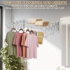 XL-31.5" Wall Mounted Clothes Drying Rack, 130 LBS Large Capacity