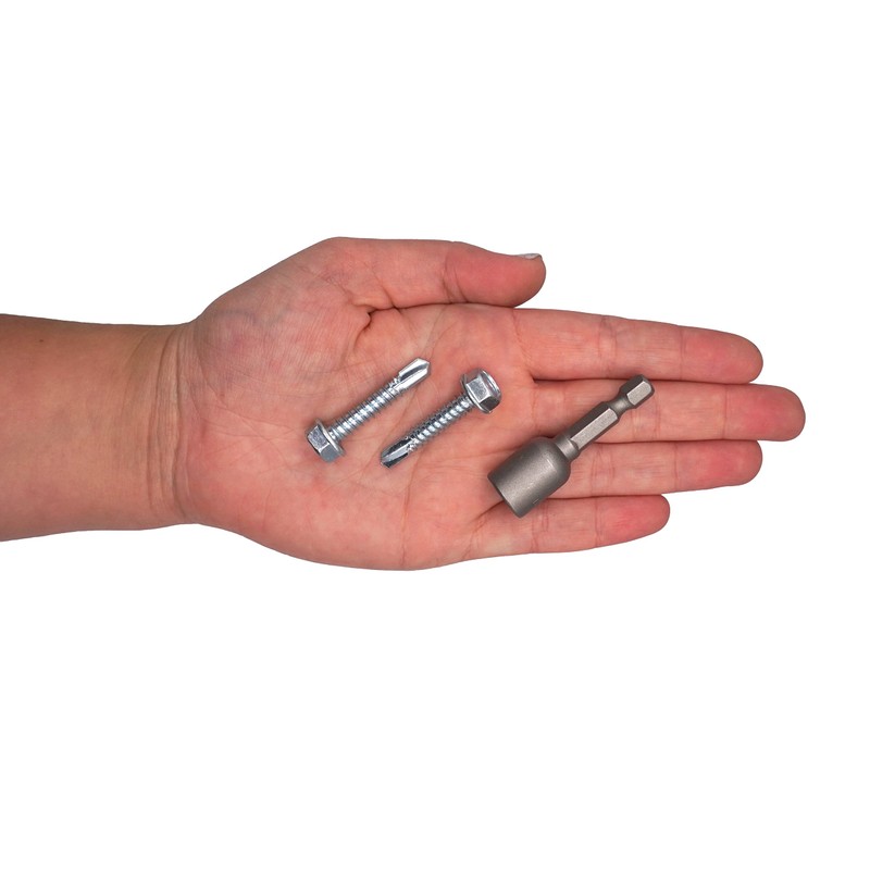 SKIR'CO (Pack of 100) DIN 7504K Galvanised Steel 6.3 x