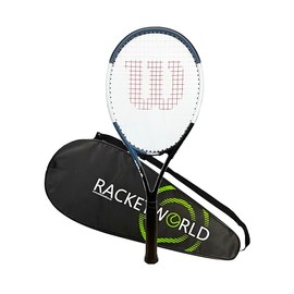 Wilson Nemesis Team 103 Graphite Tennis Racket with Premium Tennis Racket Cover (4 1/4 inches (L2))