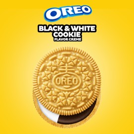 OREO Black and White Cookie Creme Sandwich Cookies, Limited Edition, 10.68 oz