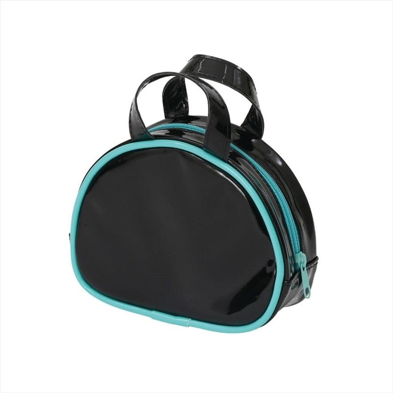 Kuromi [Cosmetic Pouch] Enamel Mini Bag/Black Sanrio