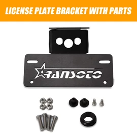 RANSOTO Ninja 400 Fender Eliminator Kit Ninja 500 Fender Eliminator Compatible with 2018-2024 Kawasaki Z400 Ninja 250 License Plate Bracket