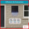 TURvent 4" Dryer Vent Cover Outside - ABS Plastic HVAC
