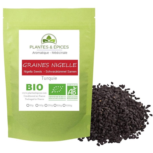 Générique Plantes & Spices – Black Cumin Seeds Organic Quality Biodegradable Resealable Freshness Bag (100 G), 100 g (Pack of 1)